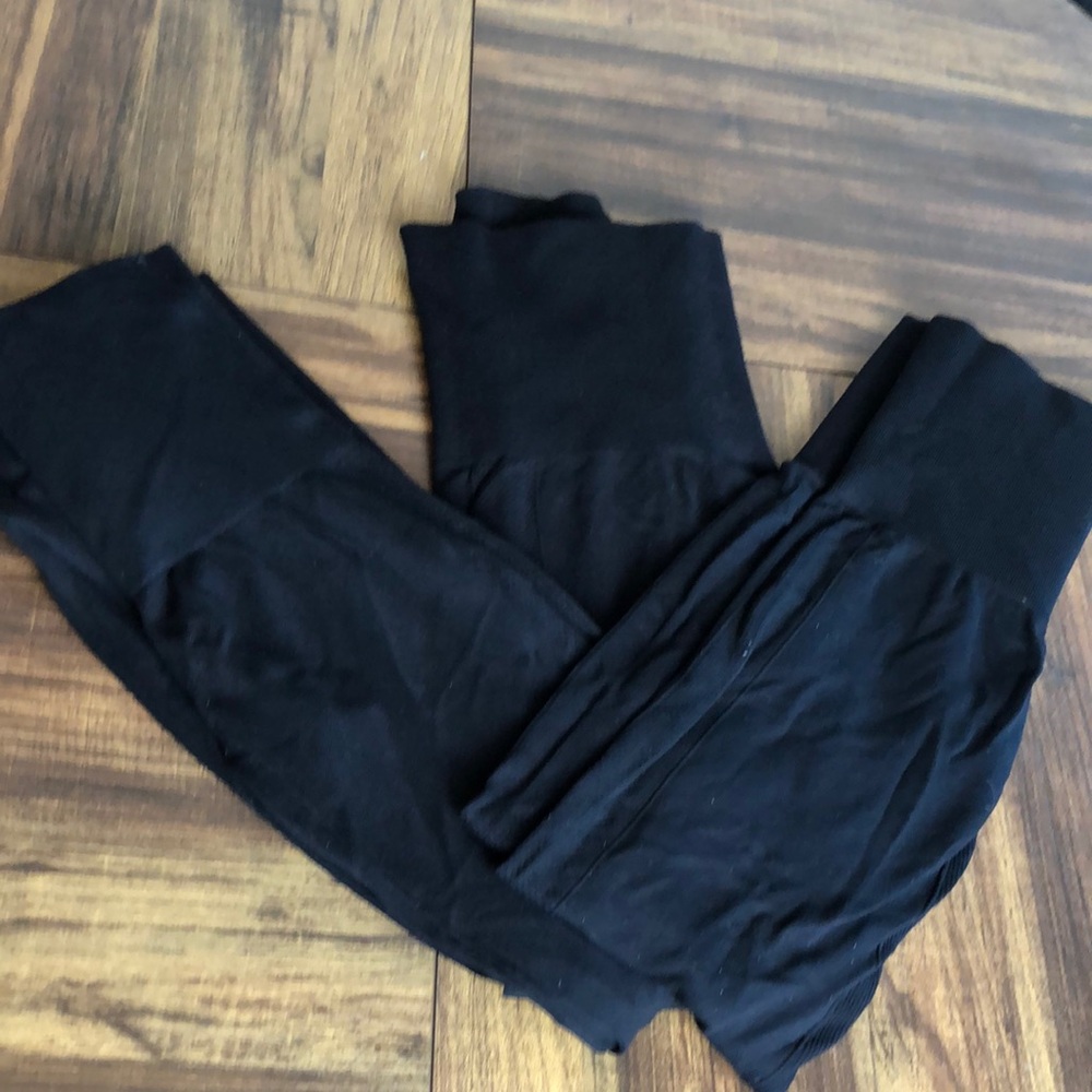 3 pack postpartum Black Leggings